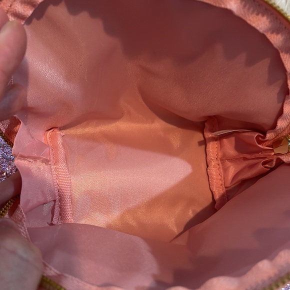 NEW Too Faced Pink Bunny Rabbit Makeup Bag  Pink Gold Be Cool Not Cruel - Picture 4 of 4